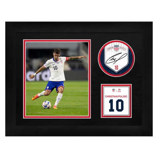 Christian Pulisic - USMNT Framed Signable and Image