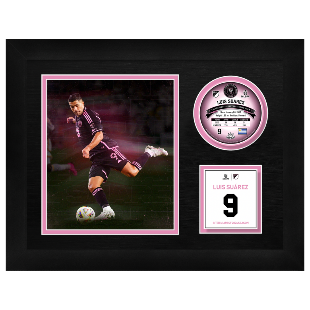 Luis Suárez Framed Signable and Image