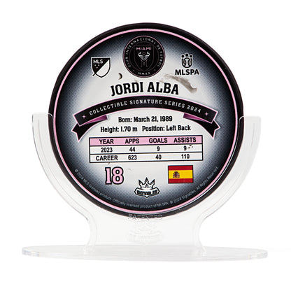 Jordi Alba - Inter Miami - 2024 Signables Collectible (Black)