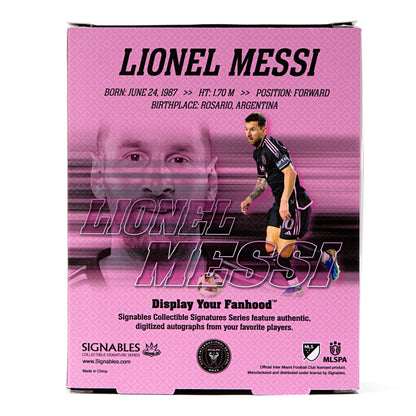 Lionel Messi - Inter Miami - 2024 Signables Sports Collectible (Black)