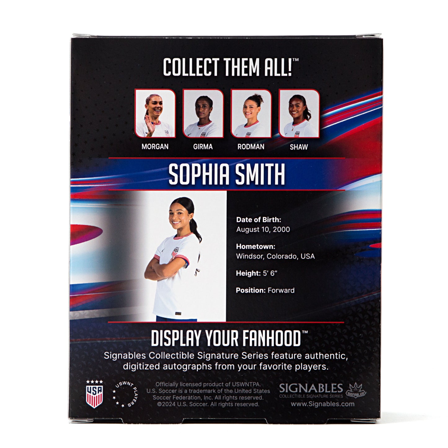 Sophia Smith 2024 USWNT Signables Collectible