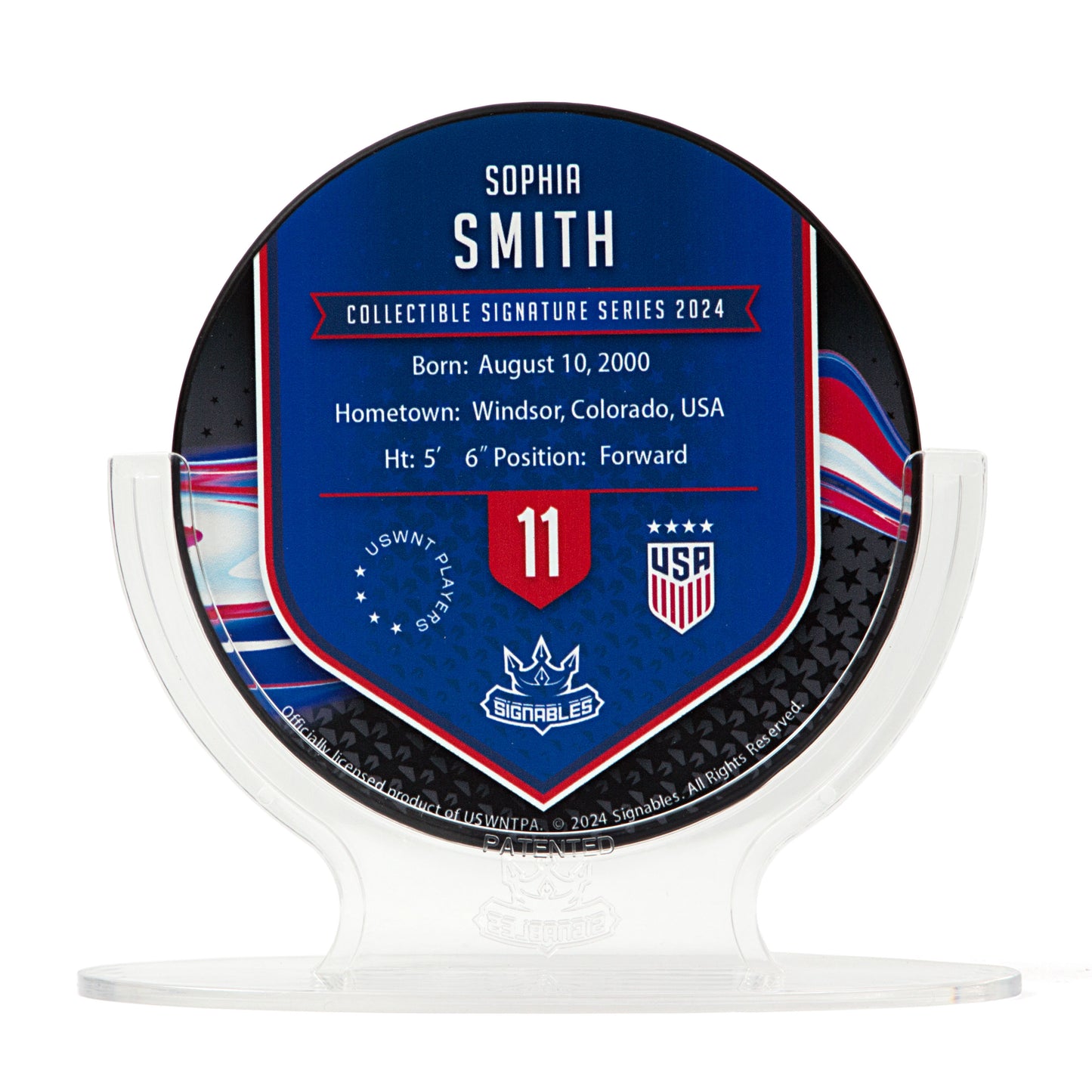 Sophia Smith 2024 USWNT Signables Collectible