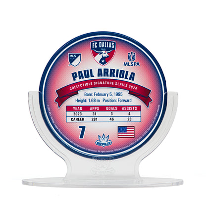 Paul Arriola - FC Dallas - 2024 Signables Collectible