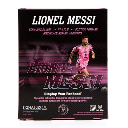 Lionel Messi - Inter Miami - 2024 Signables Sports Collectible (Pink Jersey)