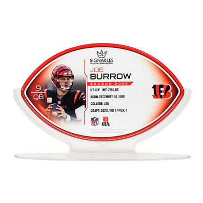 Joe Burrow Cincinnati Bengals Sports Collectible With Facsimile Signature