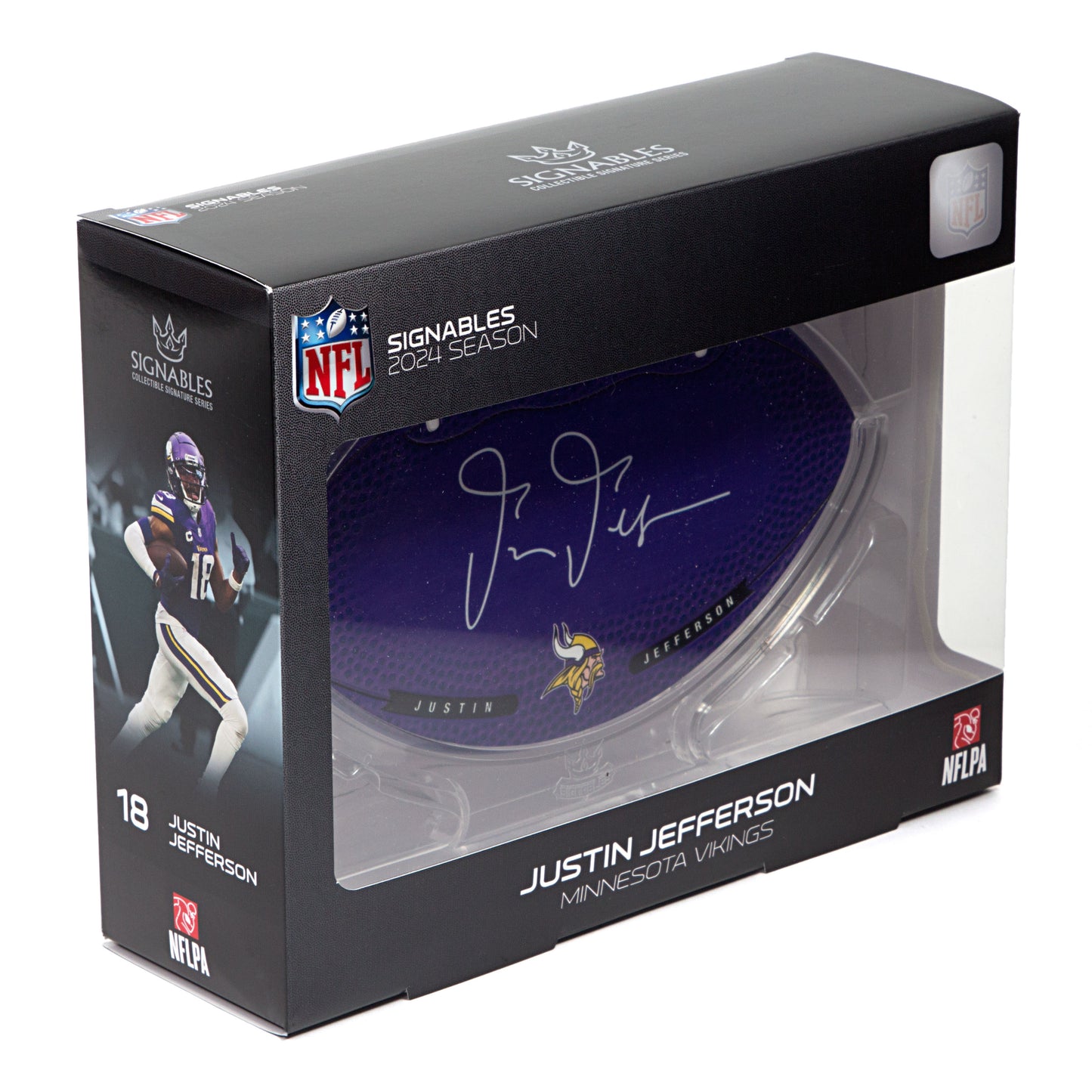 Justin Jefferson Minnesota Vikings Sports Collectible With Facsimile Signature