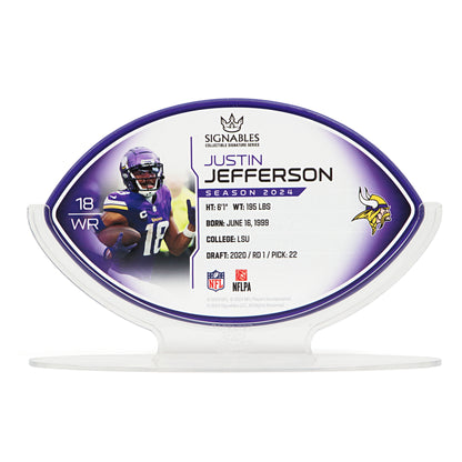 Justin Jefferson Minnesota Vikings Sports Collectible - 2024