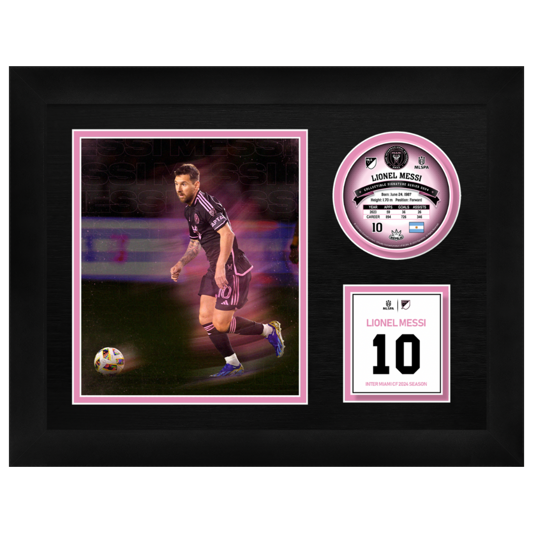 Lionel Messi Framed Signable and Image