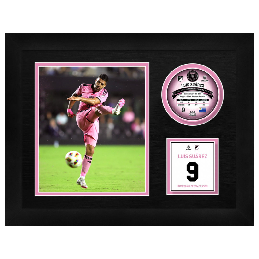 Luis Suárez Framed Signable and Image