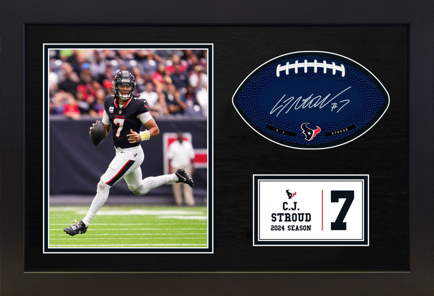 C.J. Stroud - Houston Texans - Framed Signable and Image