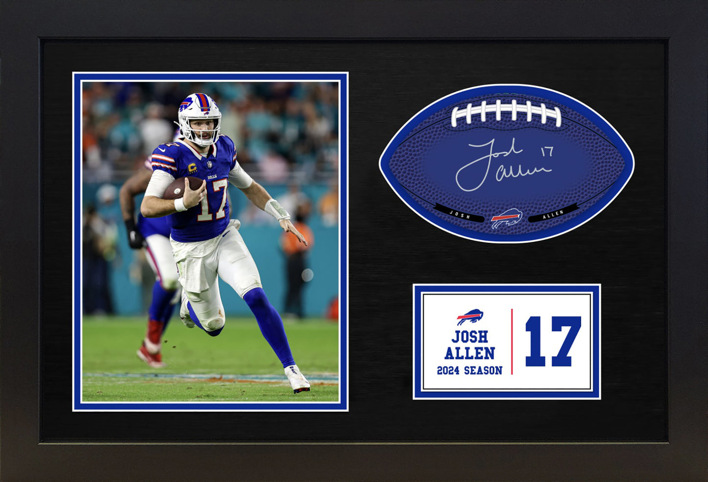 Josh Allen - Buffalo Bills - Framed Signable and Image