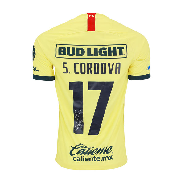 Authentically Signed Sebastian Cordova Club America 2019 20 Home Stadi Signables