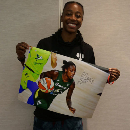 Authentically Signed Jewell Loyd Photograph